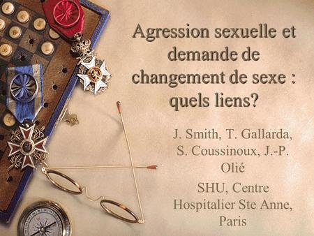 Agression sexuelle et demande de changement de sexe : quels liens?