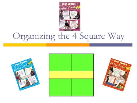 Organizing the 4 Square Way. In the beginning… Main idea in the middle All squares must relate to the main idea. La cuisine.