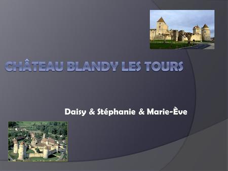 Château Blandy les tours