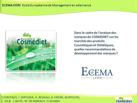 ECEMA LYON Ecole Européenne de Management en alternance