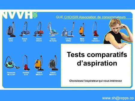 Choisissez l’aspirateur qui vous intéresse