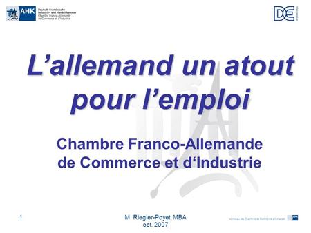 Chambre Franco-Allemande de Commerce et d‘Industrie