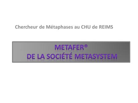 metafer® de la société mEtasystem