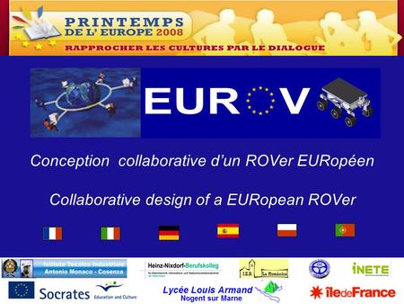 Conception collaborative d’un ROVer EURopéen