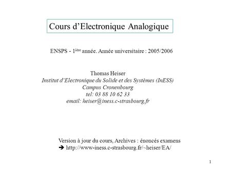Institut d’Electronique du Solide et des Systèmes (InESS)