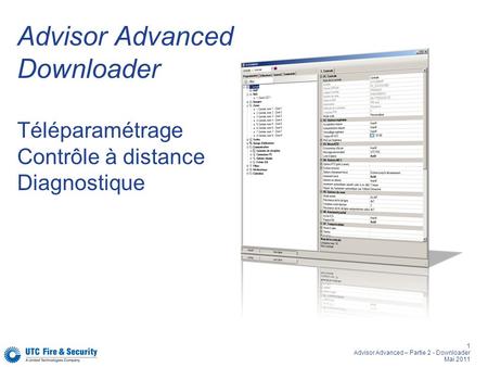 Advisor Advanced Downloader Téléparamétrage Contrôle à distance
