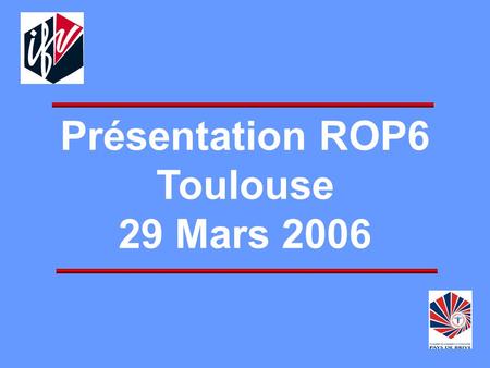 Présentation ROP6 Toulouse 29 Mars 2006. LE «FIL ROUGE» DES TUTEURS.