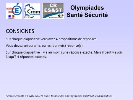 Olympiades Santé Sécurité