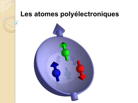 Les atomes polyélectroniques