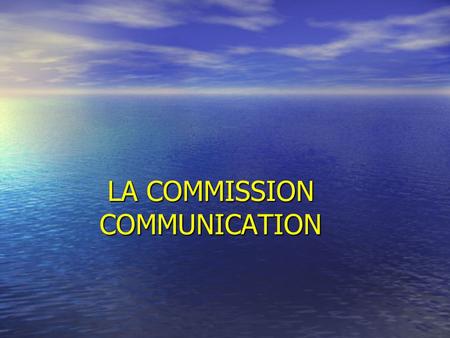 LA COMMISSION COMMUNICATION. Votre équipe de correspondants Un réseau de professionnels partenaires de l’APBA Votre revue trimestrielle Un site Internet.