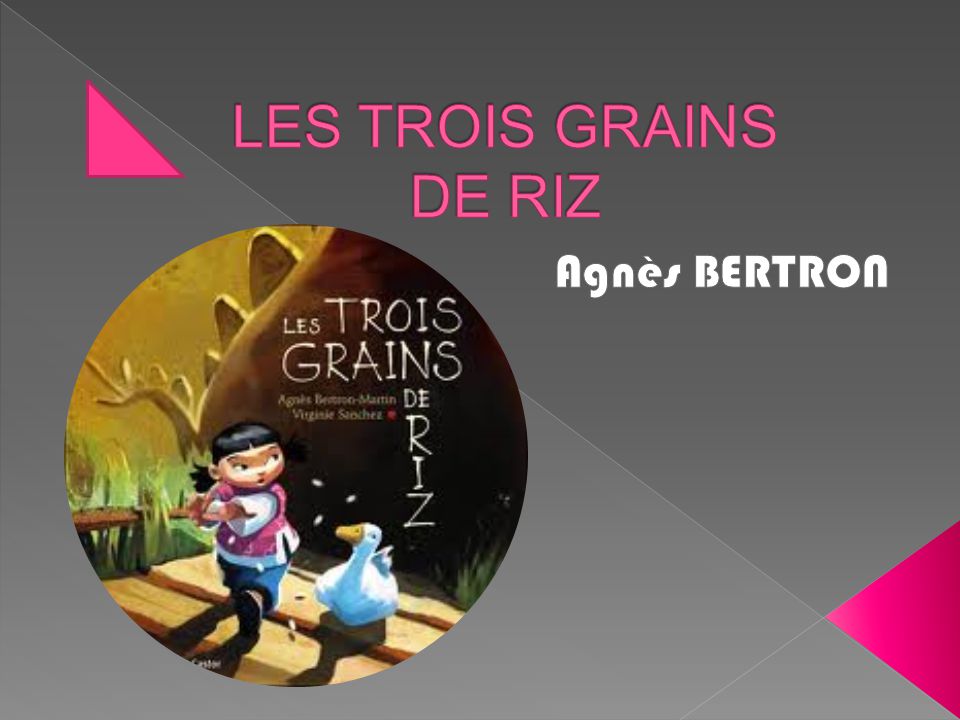 LES TROIS GRAINS DE RIZ Agnès BERTRON. - ppt télécharger
