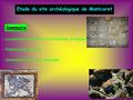 Etude du site archéologique de Montcaret Sommaire - Localisation du site et informations pratiques - Présentation du site - Commentaire sur une mosaïque.