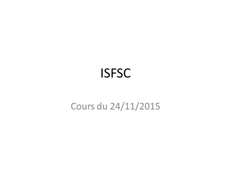 ISFSC Cours du 24/11/2015. RESEAUX SOCIAUX E-contenus 1) Le droit d’auteur, 2) le droit à l’image 3) la liberté d’expression.