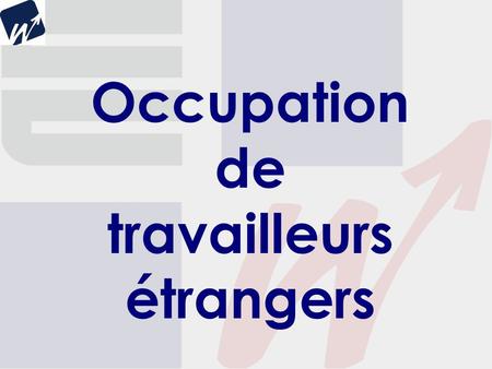Occupation de travailleurs étrangers.  Loi du 30 avril 1999 relative à l’occupation des travailleurs étrangers  Arrêté royal du 9 juin 1999 (AR d’exécution)