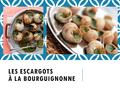 LES ESCARGOTS À LA BOURGUIGNONNE.  On sert les escargots  comme une entrée  chauds  partout en France, spécialement en Bourgogne  pendant toute l’année,