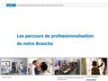 Www.unifaf.fr Créée : avril 2013 Les parcours de professionnalisation de notre Branche UNIFAF Bourgogne Les parcours de professionnalisation de notre Branche.