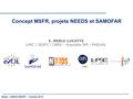 Concept MSFR, projets NEEDS et SAMOFAR