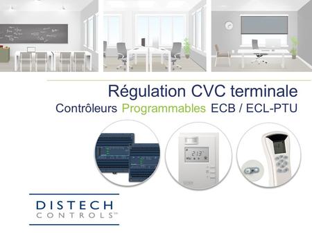 Régulation CVC terminale Contrôleurs Programmables ECB / ECL-PTU.