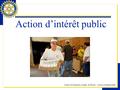 Centre de formation en ligne du Rotary – Action d’intérêt public Action d’intérêt public.