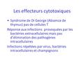 Les effecteurs cytotoxiques