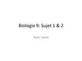 Biologie 9: Sujet 1 & 2 Avec Lexie. Sujet 1: les 5 règnes Les biologistes ont un système pour – organiser tous les organismes vivants sur terre – en 5.