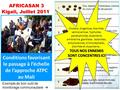 Conditions favorisant le passage à l’échelle de l’approche ATPC au Mali Exemple de bon outil de monitorage communautaire  AFRICASAN 3 AFRICASAN 3 Kigali,