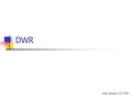 DWR Jean-Jacques LE COZ. Introduction Projet DWR Framework AJAX Projet Open Source commencé en 2004 Licence GPL (Apache Software License v2) Sponsorisé.