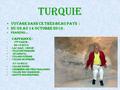 turquie Voyage dans ce très Beau Pays : Du 03 au 14 octobre 2010. François … cappadoce : 4 ème Partie : 06-10-2010. - lac salé : 1600 m². - ville souterraine.