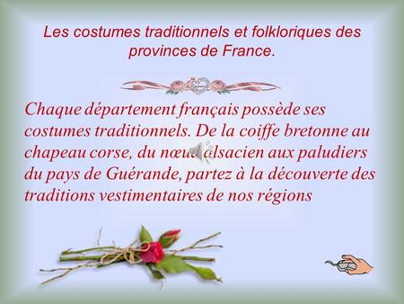 Les costumes traditionnels et folkloriques des provinces de France. Chaque département français possède ses costumes traditionnels. De la coiffe bretonne.