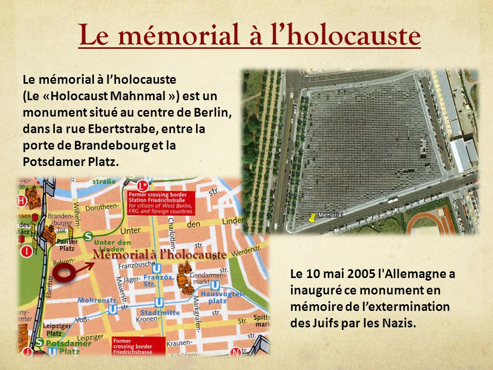 Le mémorial à l'holocauste - ppt video online télécharger