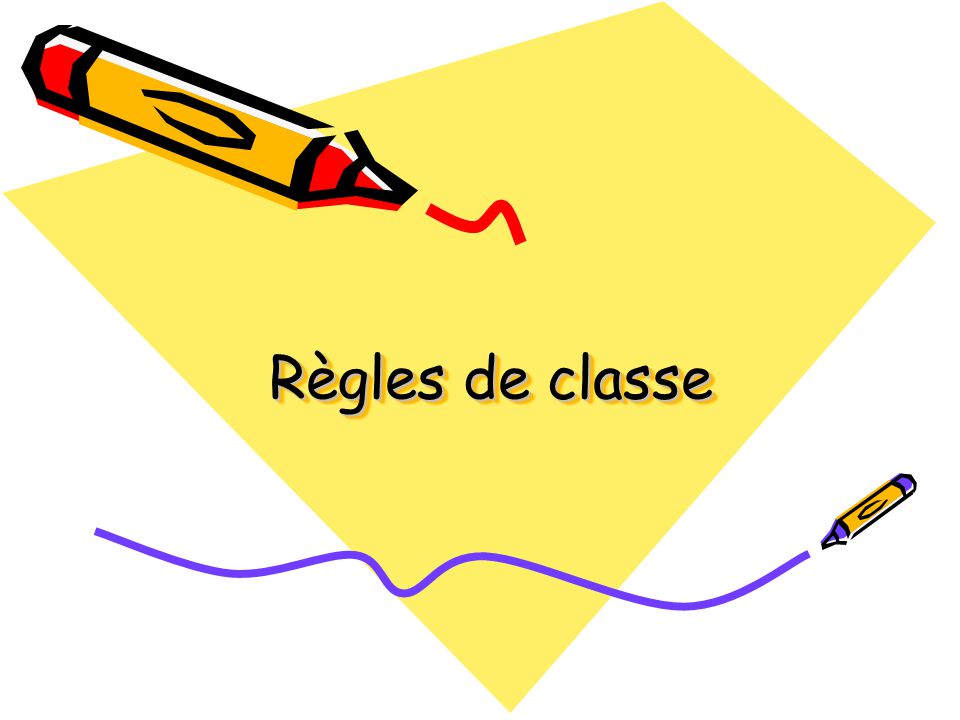 Regles De Classe Ppt Video Online Telecharger