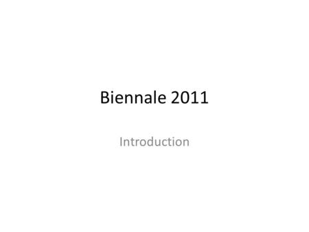 Biennale 2011 Introduction. Biennale 2011 1.Le laboratoire aujourd’hui 2.Quelques faits marquants 2009-2011 3.Programme et objectifs de la biennale.