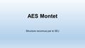 AES Montet Structure reconnue par le SEJ. AES Montet Ch. de l’école 24 1674 Montet 2 grandes salles polyvalentes avec coin repos 1 cuisine 2 locaux sanitaires.