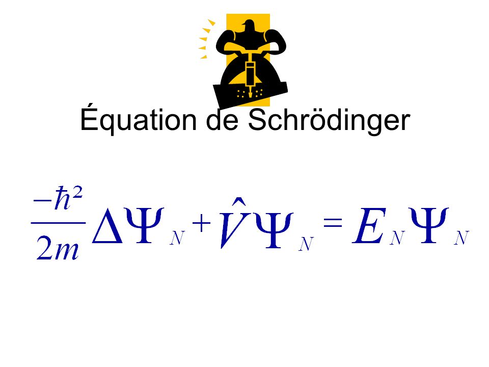 équation de Schrödinger en fonction du temps