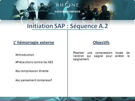 Initiation SAP : Séquence A.2