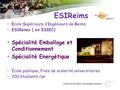 ESIReims Spécialité Emballage et Conditionnement