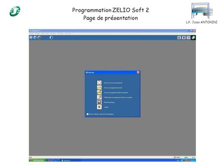 Programmation ZELIO Soft 2