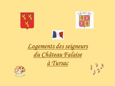 Logements des seigneurs du Château Falaise à Tursac.