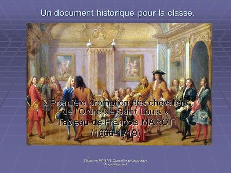Un document historique pour la classe.