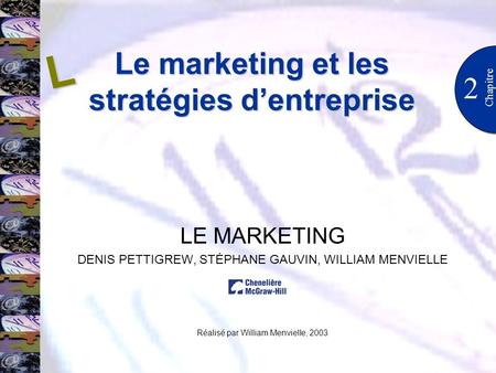 Le marketing et les stratégies d’entreprise