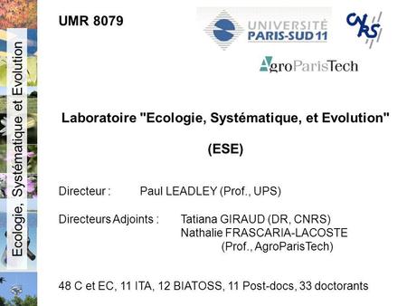 Laboratoire Ecologie, Systématique, et Evolution
