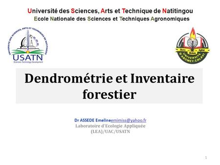 Dendrométrie et Inventaire forestier