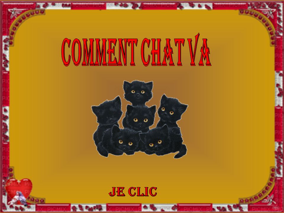 Comment Chat Va Je Clic Ppt Video Online Telecharger