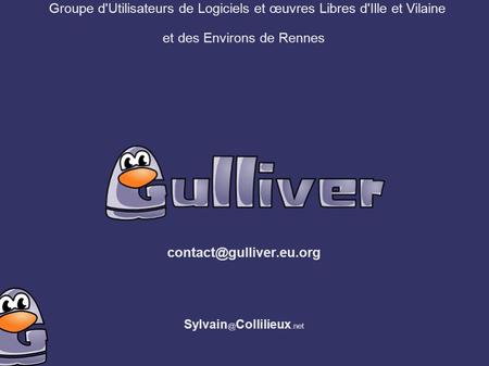 Groupe d'Utilisateurs de Logiciels et œuvres Libres d'Ille et Vilaine et des Environs de Rennes Collilieux.net.