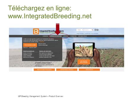 Téléchargez en ligne:  IBP Breeding Management System – Product Overview.