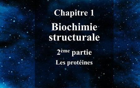 Biochimie structurale