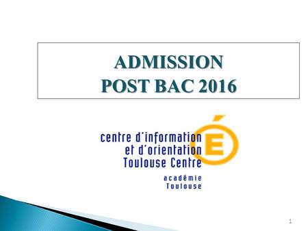 1 ADMISSION POST BAC 2016. 2 Le portail APB Le portail APB APB = un portail national  Objectif : coordonner les admissions dans l’enseignement supérieur.