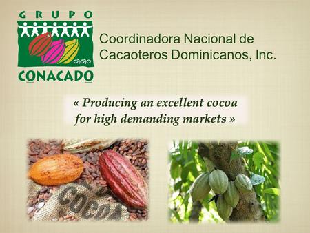 Coordinadora Nacional de Cacaoteros Dominicanos, Inc.