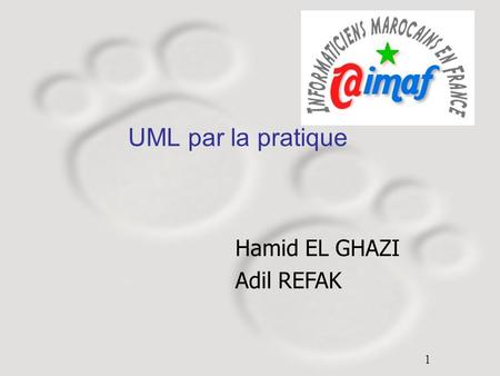 UML par la pratique Hamid EL GHAZI Adil REFAK.