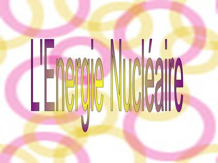 L'energie nucléaire L'énergie nucléaire est produite par les noyaux des atomes qui subissent des transformations, ce sont les réactions nucléaires.énergie.
